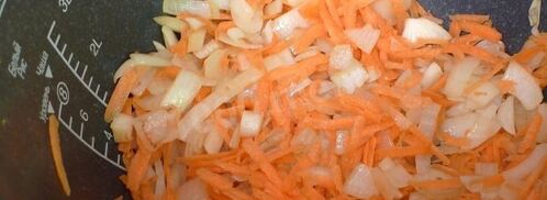 ленивые голубцы с куриным фаршем в мультиварке. Шаг 3