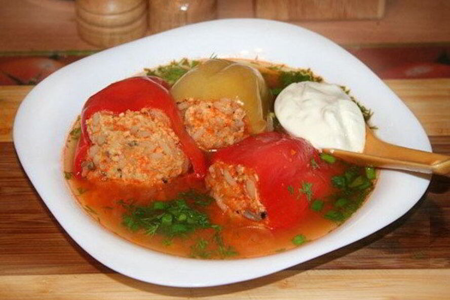 Рецепт летних голубцов с овощами