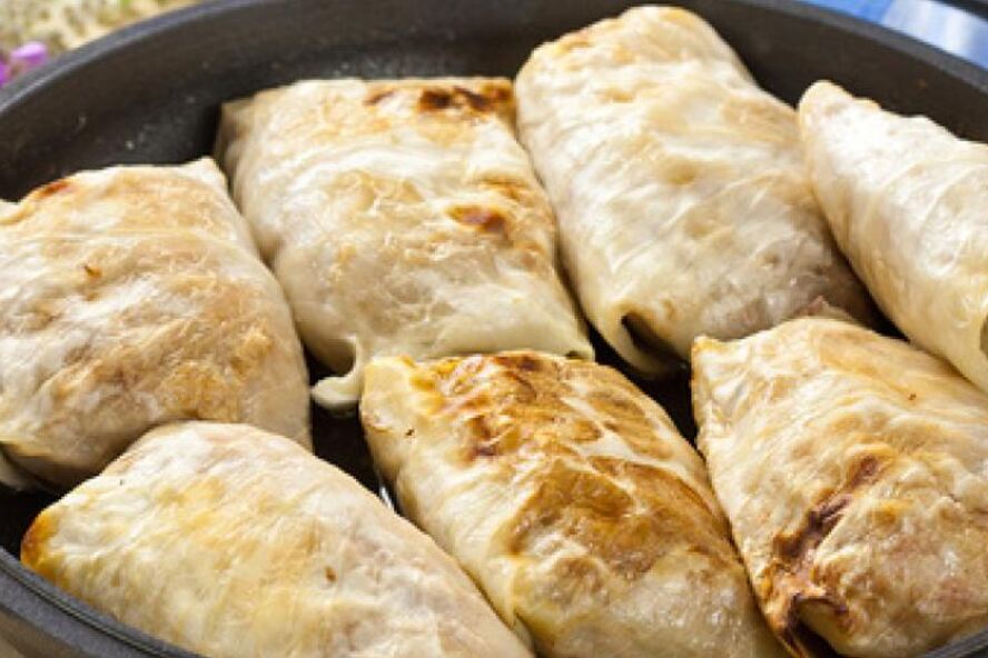 Рецепт мясных голубцов с перловкой