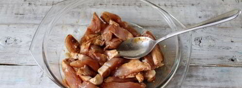 гречневая лапша с курицей и овощами. Шаг 5