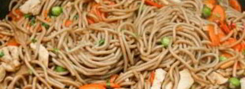 гречневая лапша со свининой в соусе. Шаг 5