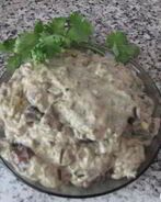 Белые грибы в сливочном соусе