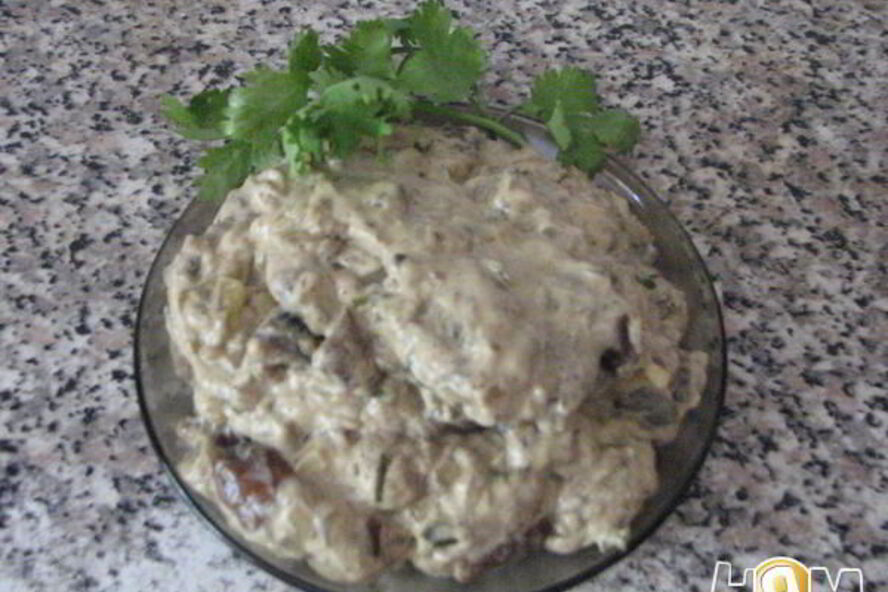 Рецепт белых грибов в сливочном соусе