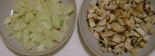 фаршированные шампиньоны в мультиварке. Шаг 2