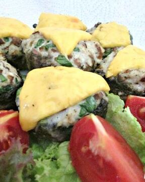 Фаршированные шампиньоны