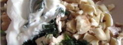 грибы, фаршированные креветками. Шаг 2