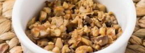 грибы, фаршированные сыром, в духовке. Шаг 2