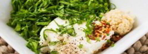 грибы, фаршированные сыром, в духовке. Шаг 3