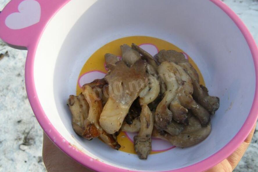 Рецепт грибов на гриле