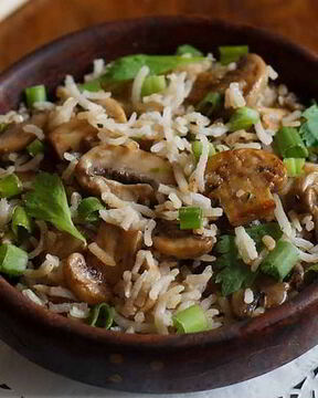 Грибы шампиньоны жареные