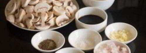 грибы шампиньоны жареные. Шаг 2