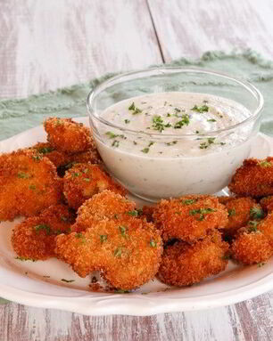 Грибы в панировке