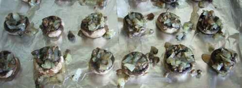 грибы запеченные в духовке под сыром. Шаг 17