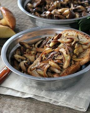 Маслята жареные