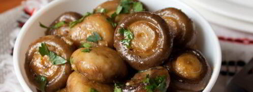 шампиньоны с чесноком и хересом. Шаг 6