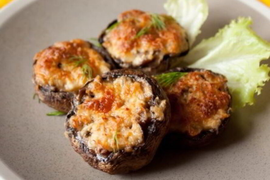 Рецепт шампиньонов с плавленым сыром