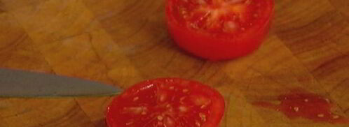 шампиньоны с зеленым помидором, жаренным в кляре. Шаг 5