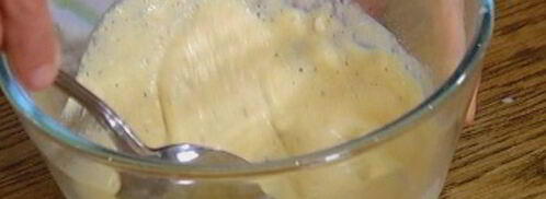 шампиньоны с зеленым помидором, жаренным в кляре. Шаг 7