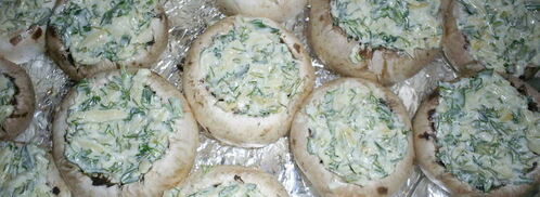 закусочные фаршированные шампиньоны. Шаг 5