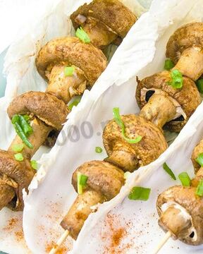 Запеченные грибы за 15 мин