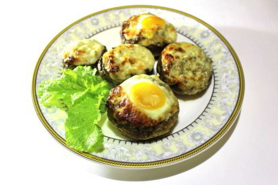 Рецепт запеченных шампиньонов