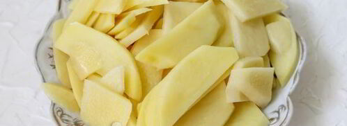 жареные грибы с картошкой на сковороде. Шаг 4