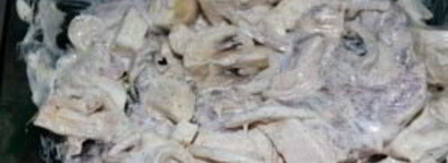 жареные грибы со свининой. Шаг 6