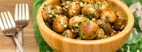 жареные шампиньоны с чесноком и кинзой. Шаг 6