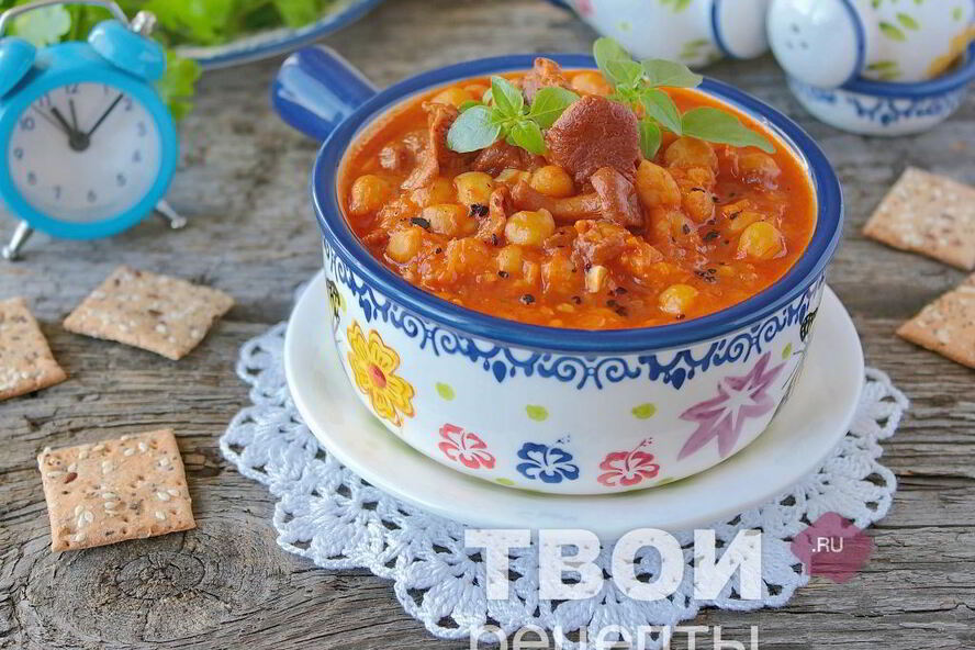 Рецепт грибного гуляша