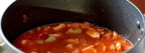 гуляш из куриного филе. Шаг 8