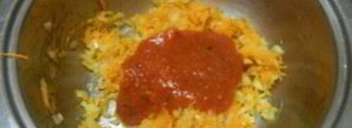 гуляш из куриных сердечек. Шаг 6