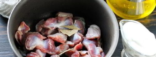 гуляш из куриных желудков. Шаг 5