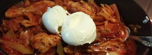 гуляш из курицы со свежей капустой. Шаг 4