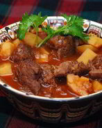 Гуляш из мраморной говядины