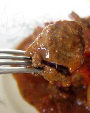 Гуляш с овощной подливой