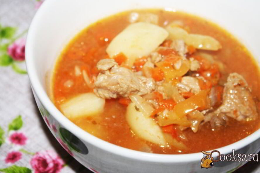 Рецепт супа-гуляша с индейкой