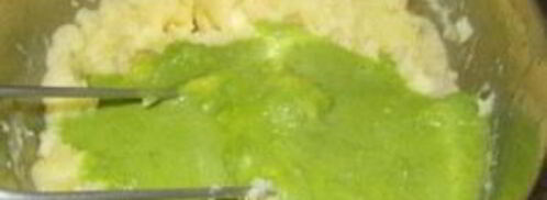 картофельное пюре с горошком. Шаг 5