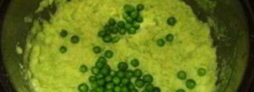 картофельное пюре с горошком. Шаг 6