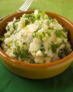 Картофельное пюре с зеленым луком по-ирландски