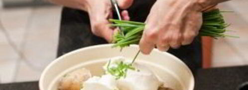 картофельное пюре со сметаной. Шаг 4