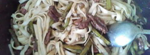 китайская лапша с говядиной в соусе терияки. Шаг 4