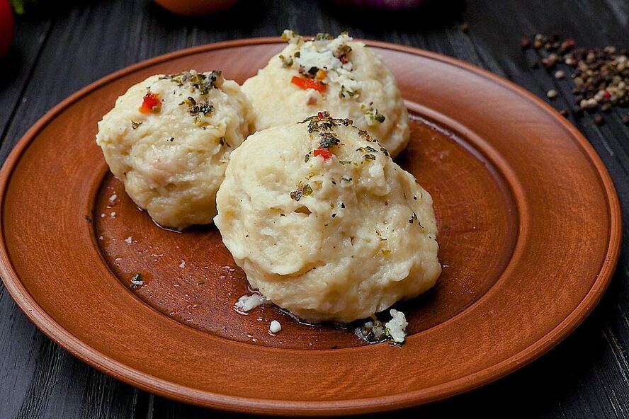 Рецепт клецек пикантных