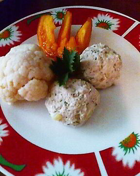 Индюшиные котлеты с кабачком