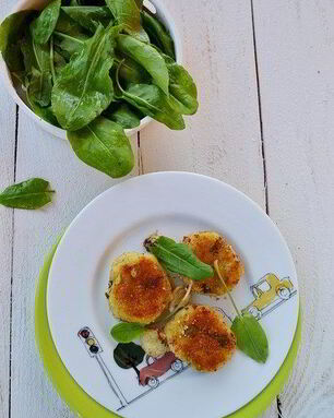 Картофельные котлеты со щавелем