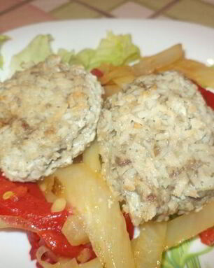 Котлетки в кокосовой панировке