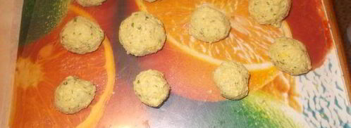 котлеты из гороха с мятным чатни. Шаг 4