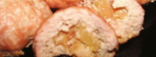 котлеты из индейки с айвой под голубым соусом и шафраном. Шаг 5