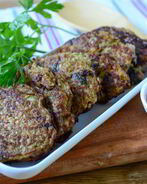 Котлеты из кабачков с грибами