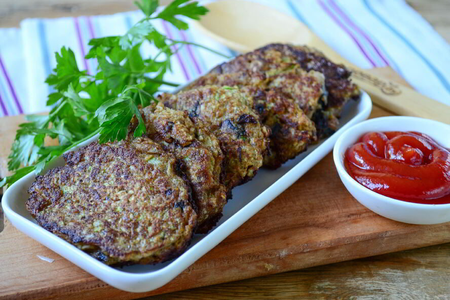 Рецепт котлет из кабачков с грибами