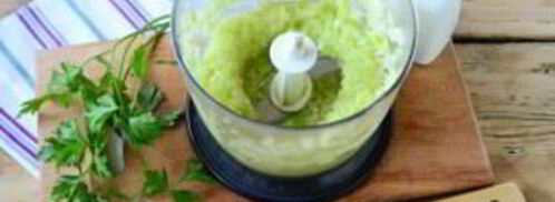 котлеты из кабачков с грибами. Шаг 3